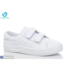 Дитячі кросівки на весну/осінь (8 пар р.31-37) білий  "Comfort-baby"