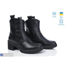 Черевики жіночі на зиму (6 пар р.36-40) чорний  "GARRA"
