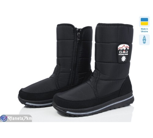 Дутики жіночі на зиму (6 пар р.37-42) чорний  "MURMUR"