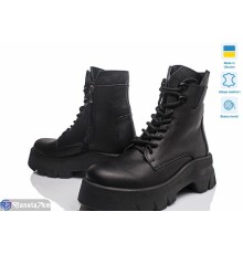 Черевики жіночі на зиму (4 пар р.36-39) чорний  "TIMUS-OPT"