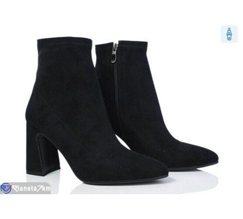 Черевики жіночі на весну/осінь (6 пар р.36-40) чорний  "MARADONA"