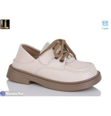 Дитячі туфлі на весну/осінь (8 пар р.26-33) бежевий  "Lilin"
