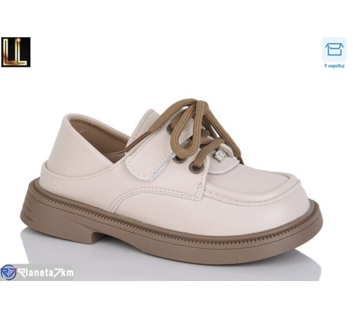 Дитячі туфлі на весну/осінь (8 пар р.26-33) бежевий  "Lilin"