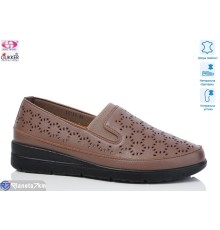 Туфлі жіночі на літо (8 пар р.37-42) коричневий  "Gukkcr"