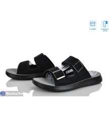 Сандалі чоловічі на літо (8 пар р.41-46) чорний  "CLAN"