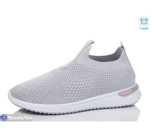 Кросівки жіночі на літо (8 пар р.36-41) сірий  "CLAN"