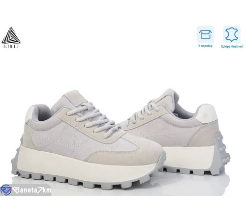 Кросівки жіночі на весну/осінь (8 пар р.36-41) сірий  "STILLI Group"