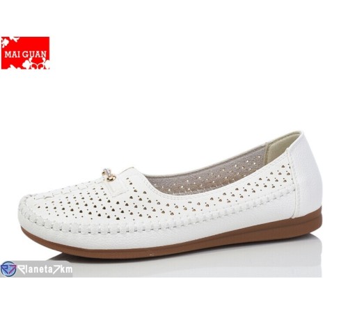 Туфлі жіночі на літо (8 пар р.37-43) білий  "Maiguan"