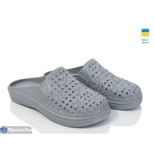 Жіночі сабо на літо (6 пар р.36-41) сірий  "Ladmir"