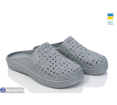 Жіночі сабо на літо (6 пар р.36-41) сірий  "Ladmir"