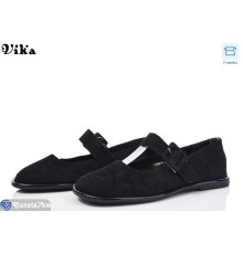Балетки жіночі на весну/осінь (8 пар р.36-40) чорний  "Vika"
