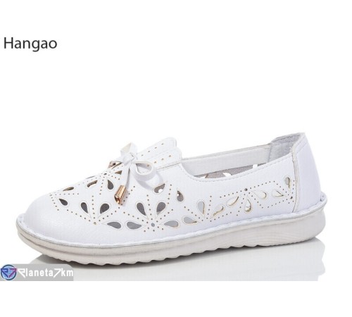 Туфлі жіночі на літо (8 пар р.37-42) білий  "LEFRAT"