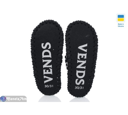 Тапки дитячі на весну/осінь (9 пар р.30-35) чорний  "Activ"