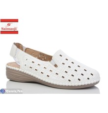 Туфлі жіночі на літо (8 пар р.37-42) білий  "Saimaoji"