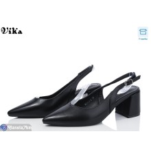 Туфлі жіночі на літо (6 пар р.36-40) чорний  "Vika"
