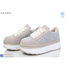 Кросівки жіночі на весну/осінь (6 пар р.36-41) сірий  "Latifa"