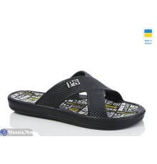 Шлепки чоловічі на літо (8 пар р.41-46) чорний  "LOTTOS"