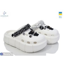 Кроки жіночі на літо (6 пар р.36-40) білий  "Acorus"