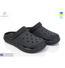 Кроки жіночі на літо (12 пар р.36-41) чорний  "Acorus"