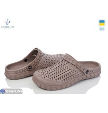 Кроки жіночі на літо (12 пар р.36-41) коричневий  "Acorus"