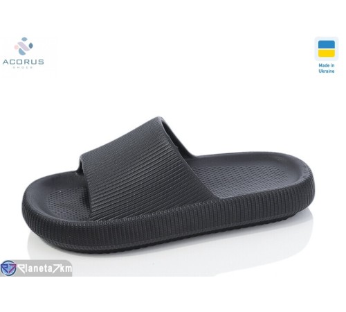 Шлепки жіночі на літо (12 пар р.36-41) чорний "Acorus" Шлепки жіночі на літо (12 пар р.36-41) чорний "Acorus"
