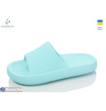 Шлепки жіночі на літо (12 пар р.36-41) зелений  "Acorus"