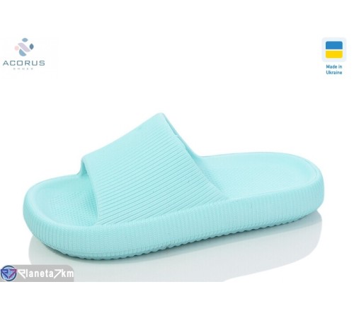 Шлепки жіночі на літо (12 пар р.36-41) зелений  "Acorus"