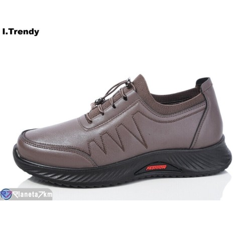 Кросівки жіночі на весну/осінь (8 пар р.36-41) коричневий  "Trendy"