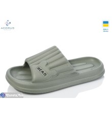 Шлепки жіночі на літо (6 пар р.36-41) зелений  "Acorus"