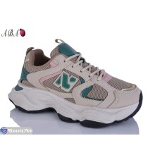 Кросівки жіночі на весну/осінь (8 пар р.36-41) бежевий  "Aba"