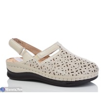 Босоніжки жіночі на літо (8 пар р.37-42) бежевий  "ZORINA"