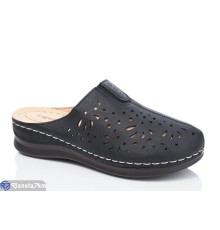 Шлепки жіночі на літо (8 пар р.37-42) чорний  "ZORINA"