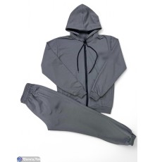 Спортивний костюм чоловічий на весну/осінь (5 шт. р.сетка M-3XL) сірий  "Peton"