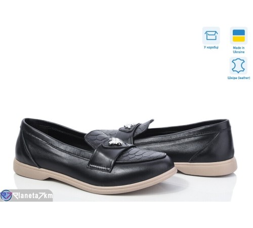 Туфлі жіночі на весну/осінь (6 пар р.36-40) чорний  "GARRA"