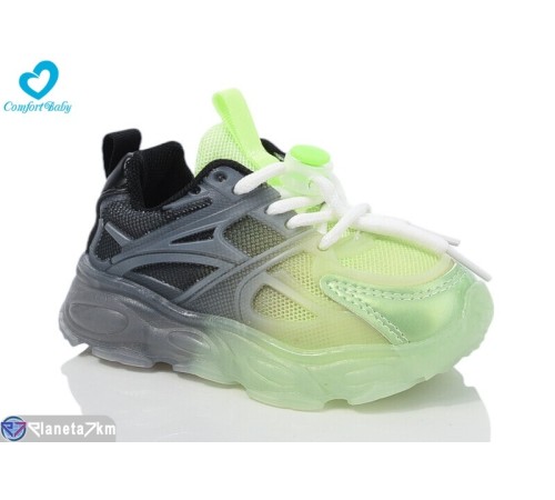 Дитячі кросівки на весну/осінь (6 пар р.21-25) зелений  "Comfort-baby"
