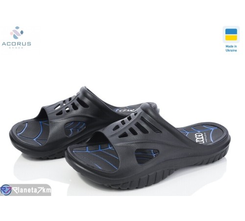 Шлепки чоловічі на літо (8 пар р.41-46) чорний "Acorus" Шлепки чоловічі на літо (8 пар р.41-46) чорний "Acorus"