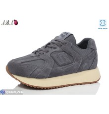 Кросівки жіночі на весну/осінь (8 пар р.36-41) сірий  "Aba"