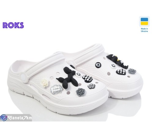 Кроки жіночі на літо (8 пар р.36-41) білий  "Roks"