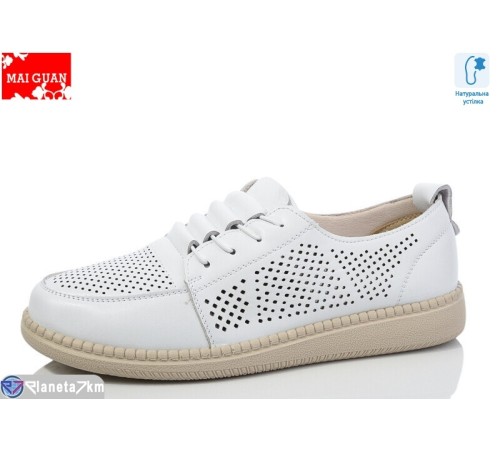 Туфлі жіночі на весну/осінь (8 пар р.37-41) білий  "Maiguan"
