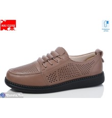 Туфлі жіночі на весну/осінь (8 пар р.37-41) коричневий  "Maiguan"