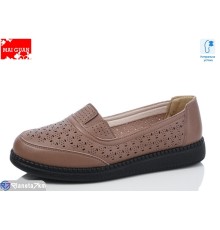 Туфлі жіночі на літо (8 пар р.37-41) коричневий  "Maiguan"
