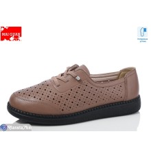 Туфлі жіночі на літо (8 пар р.37-41) коричневий  "Maiguan"