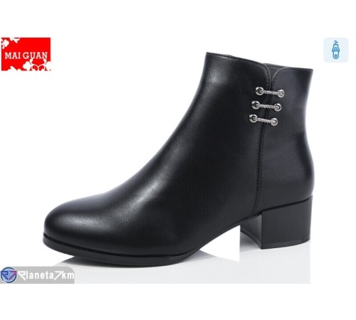Черевики жіночі на весну/осінь (8 пар р.36-41) чорний  "Maiguan"