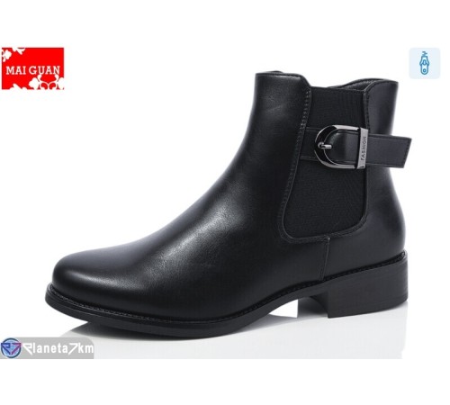 Черевики жіночі на весну/осінь (8 пар р.36-41) чорний  "Maiguan"
