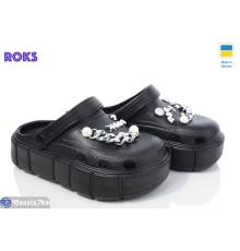 Кроки жіночі на літо (6 пар р.36-40) чорний  "Roks"