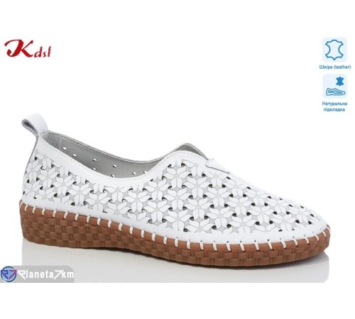 Туфлі жіночі на весну/осінь (8 пар р.36-41) білий  "Jiulai-Kadisalun"
