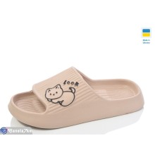 Шлепки жіночі на літо (8 пар р.36-41) бежевий  "LOTTOS"