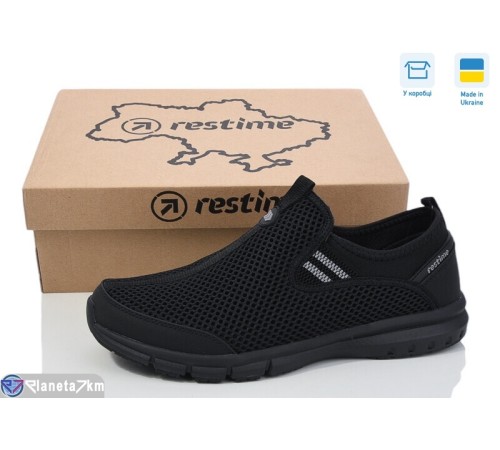 Кросівки чоловічі на весну/осінь (8 пар р.41-45) чорний  "Restime"