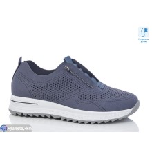 Кросівки жіночі на літо (6 пар р.36-41) синій  "ZORINA"