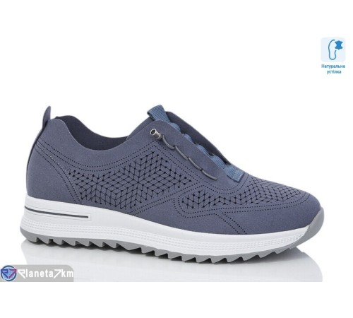 Кросівки жіночі на літо (6 пар р.36-41) синій  "ZORINA"